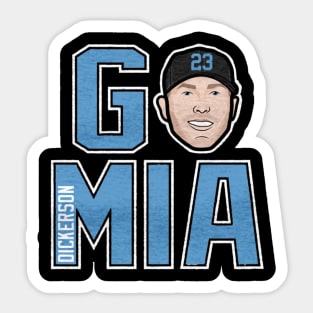 corey dickerson go mia Sticker